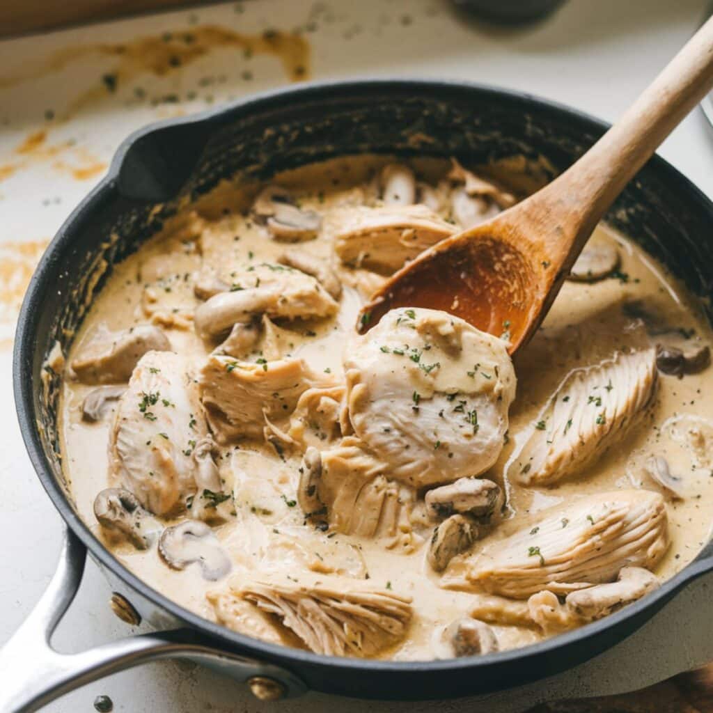 5 Ingredients That Make This Creamed Chicken Over Rice Irresistible
