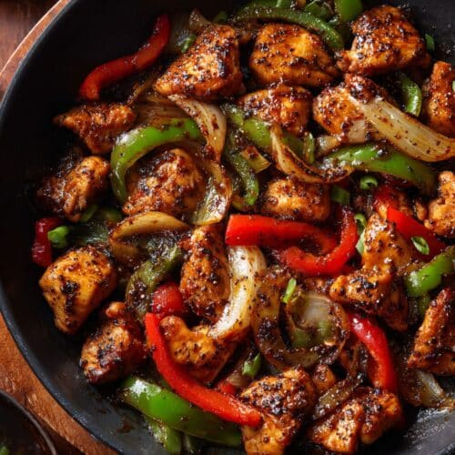 Chinese Black Pepper Chicken | Easy Stir Fry Recipe