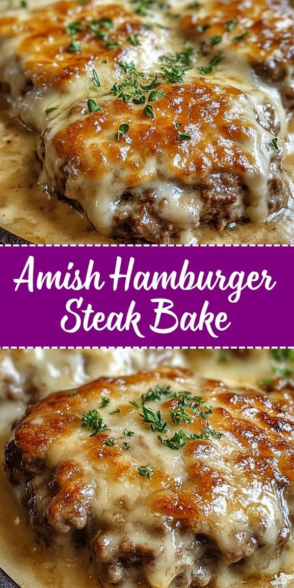 two steaks of amish hamburger