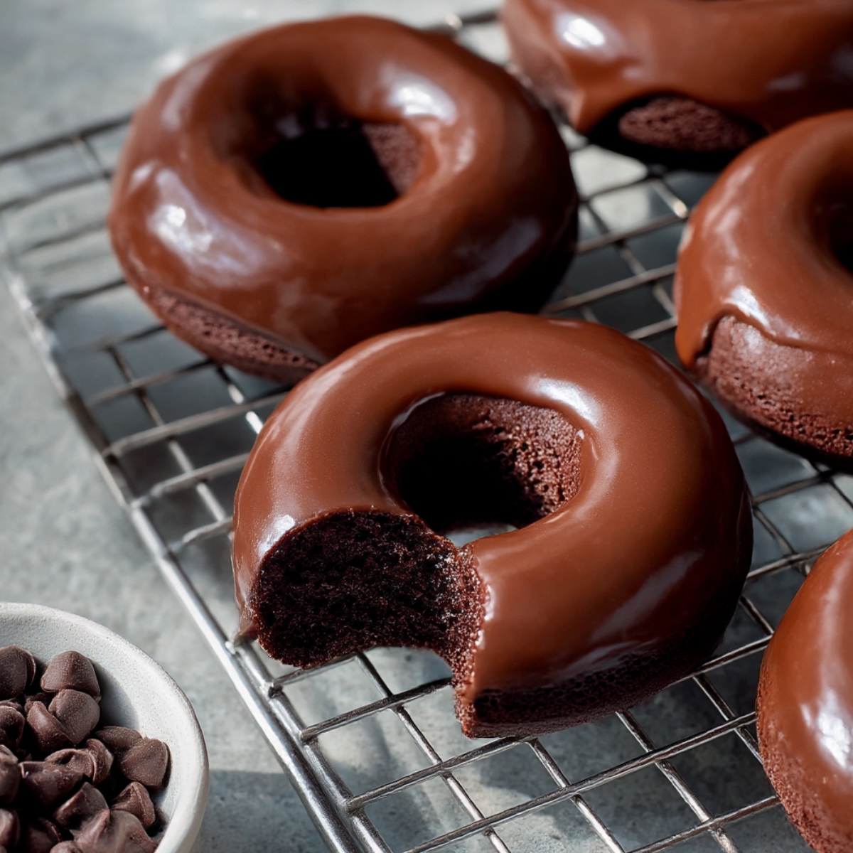 20 Minute Chocolate Protein Donuts (Gluten Free)