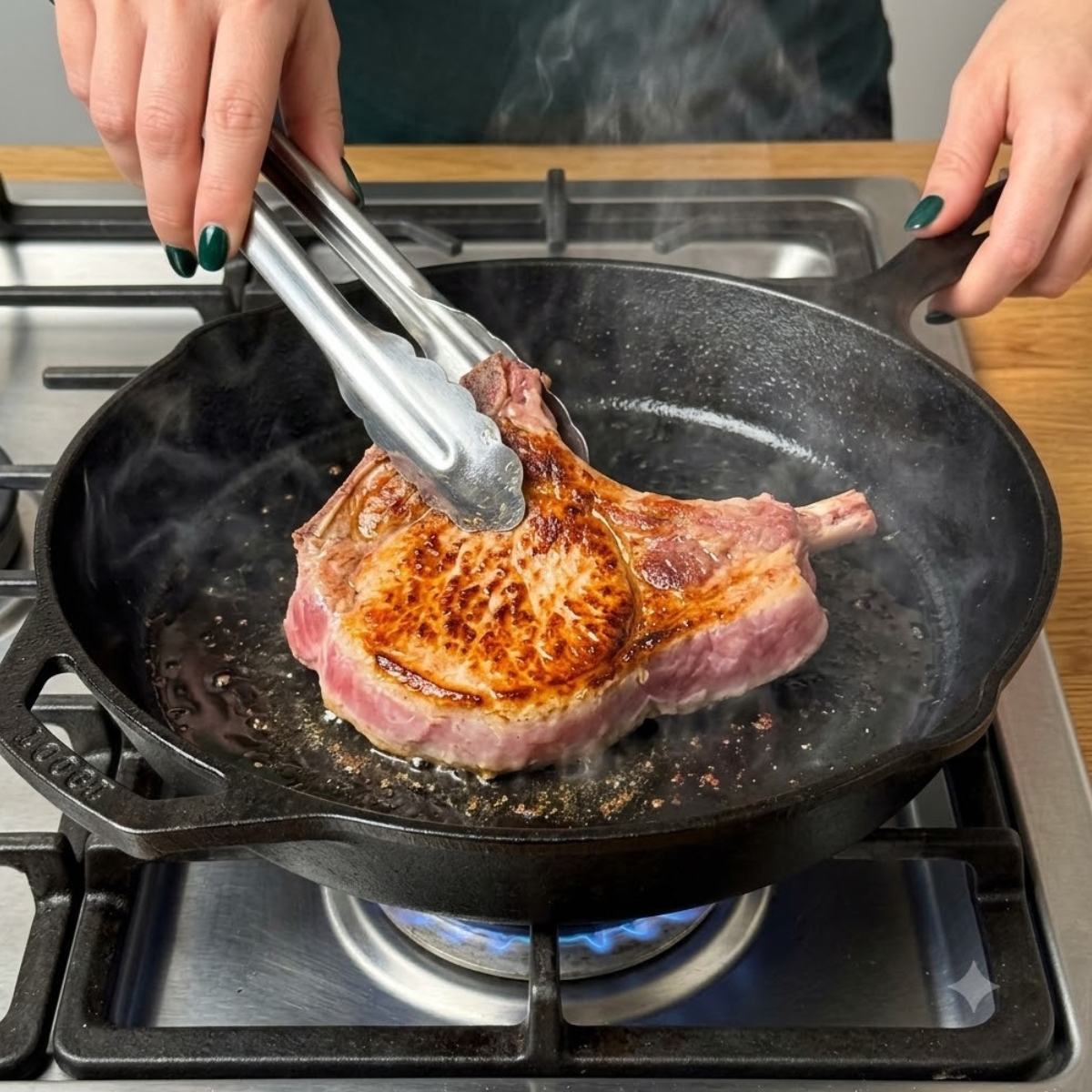Peach Basil Glazed Pork Chops Ingredients 3