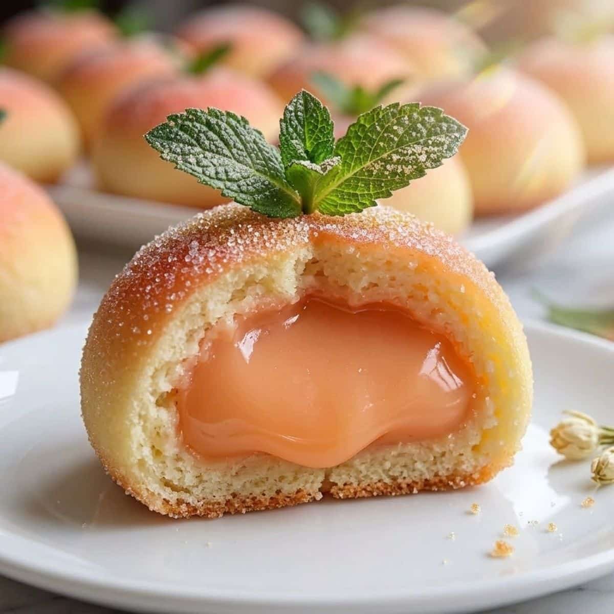 Chewy Whimsical Peach Cookies