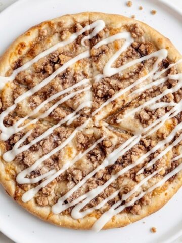 Cinnamon Sugar Pizza Layering