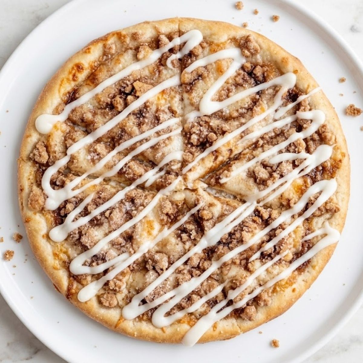 Cinnamon Sugar Pizza Layering