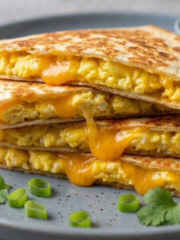 Egg and Cheese Breakfast Quesadillas