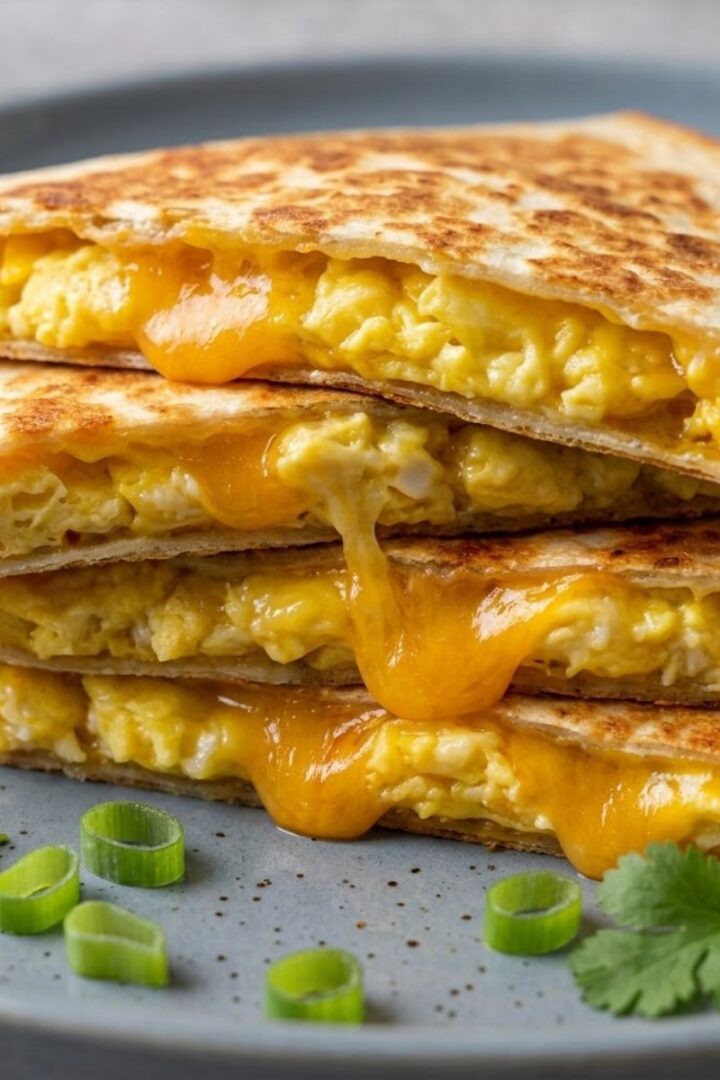 Egg and Cheese Breakfast Quesadillas