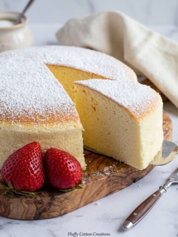 Fluffy Japanese Cheesecake