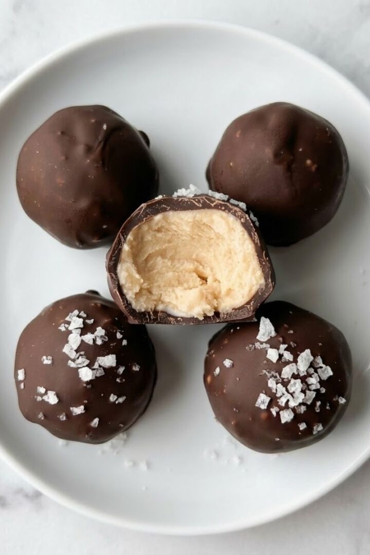 Frozen peanut butter Greek yogurt bites
