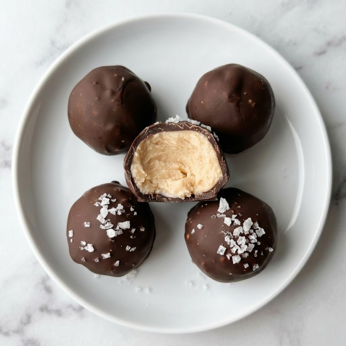 Frozen peanut butter Greek yogurt bites