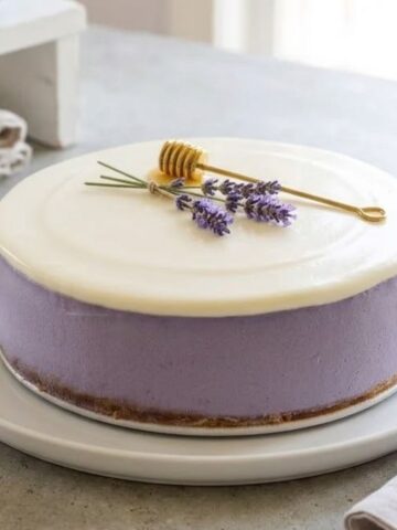 Honey Lavender Cheesecake