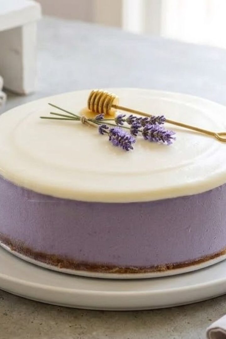 Honey Lavender Cheesecake