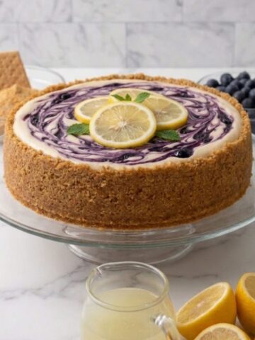 Lemon Blueberry Cheesecake Swirl