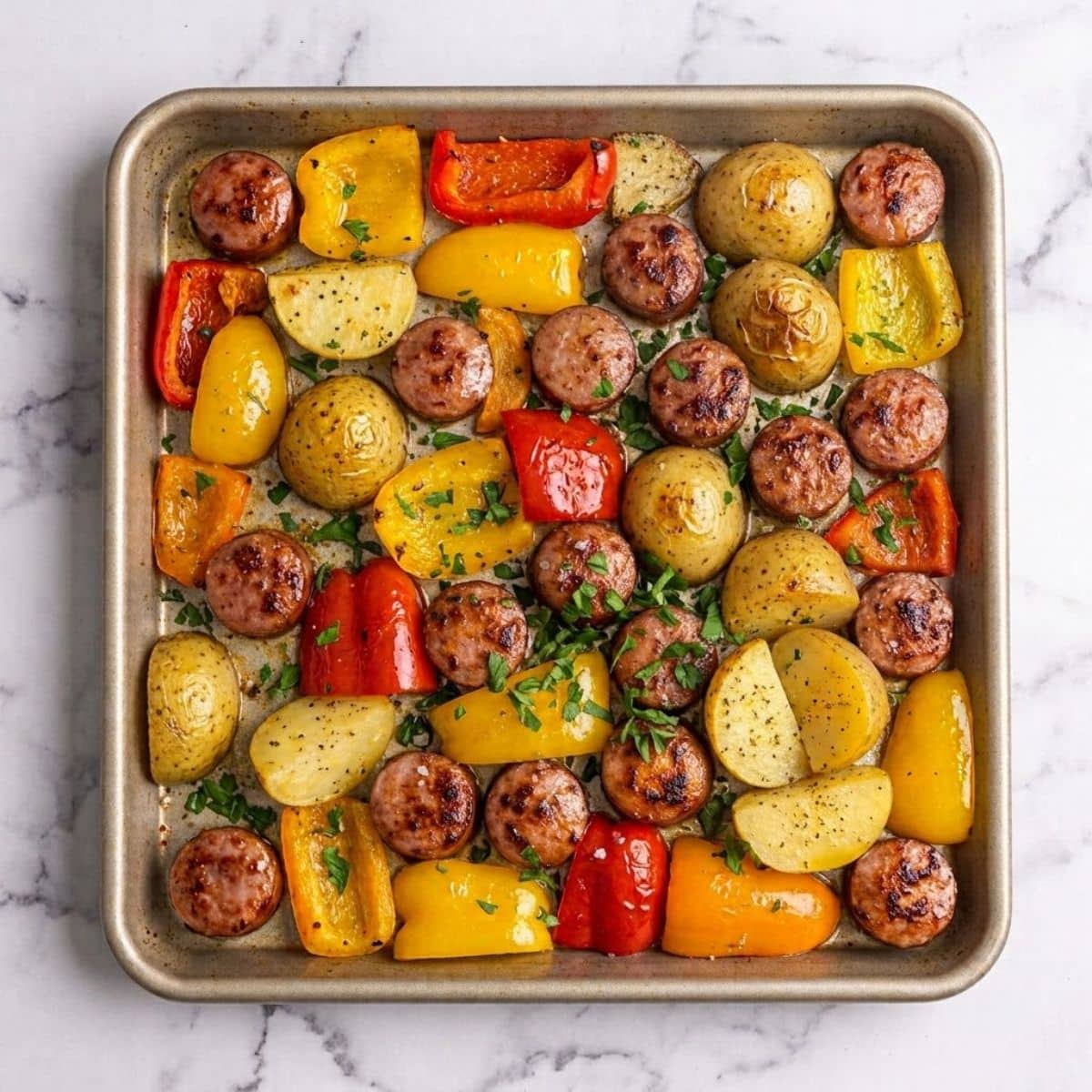 Smoked Sausage and Potato Bake