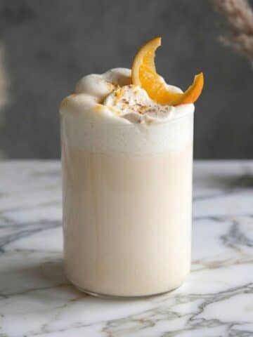 White Chocolate Orange Almond Latte